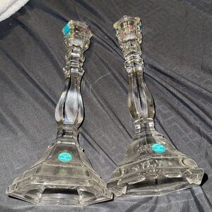 2 Tiffany and co vintage candle holder